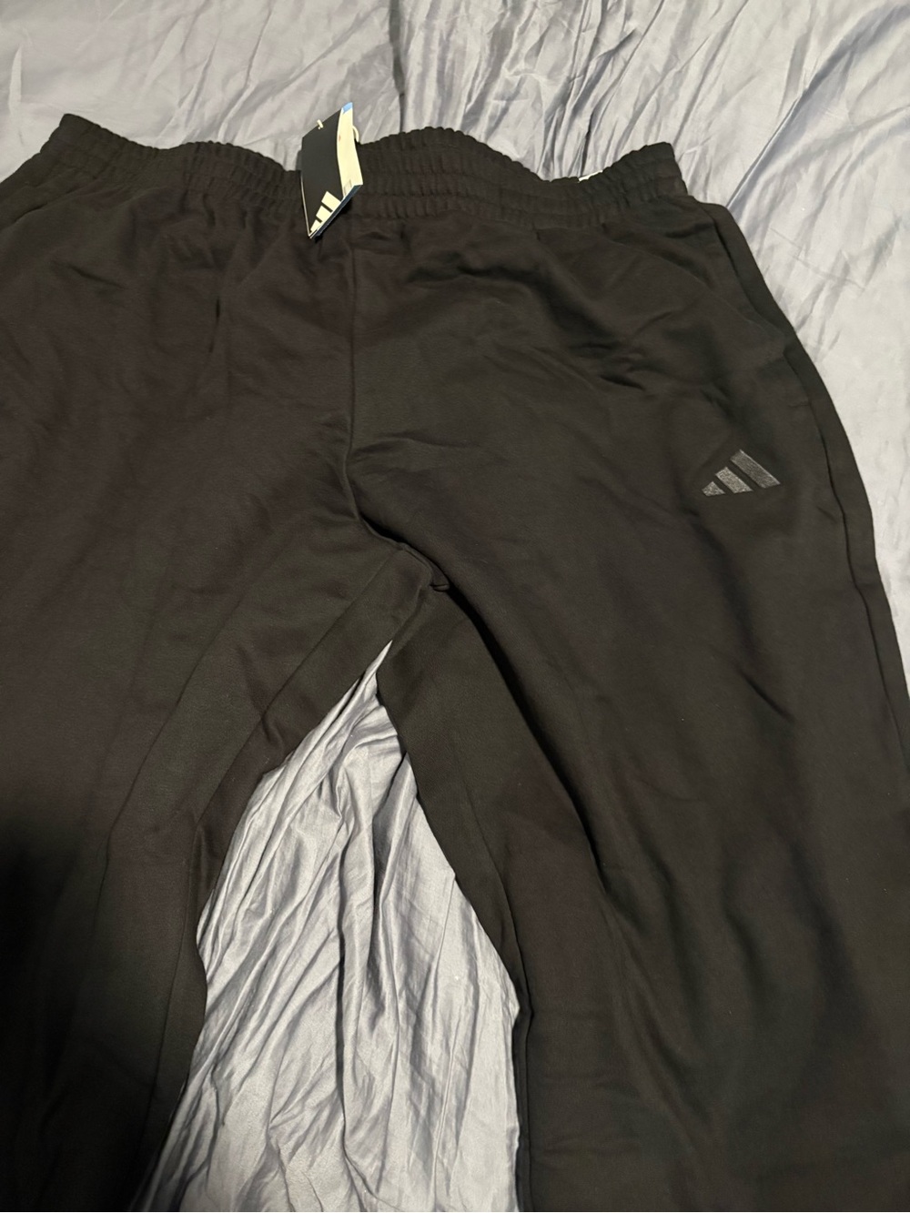 adidas Black Men's 3XL Training Pants with Subtle Logo